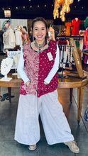 Load image into Gallery viewer, Indi and Sai - Kantha Sleeveless Button Top One Size
