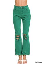Load image into Gallery viewer, Zenana Acid Wash High Waste Distressed Pants
