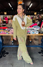 Load image into Gallery viewer, j. Her - Mineralwash Waveknit Jacquard Henley Tshirt
