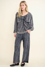 Load image into Gallery viewer, j. Her - Mineral Wash Eyelet Pocket Straight Pants
