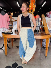 Load image into Gallery viewer, Textured Grid Patch Balloon Pants

