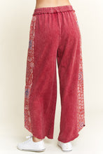 Load image into Gallery viewer, J. her - Mineral Wash Bandana Paisley Cropped pants
