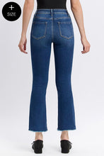 Load image into Gallery viewer, Vervet - Plus Size High Rise Raw Step Hem Kick Flare Jeans
