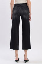 Load image into Gallery viewer, Vervet - High Rise Clean Cut Raw Hem Crop Slim Wide Jeans
