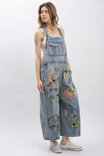 Load image into Gallery viewer, Bluevelvet - Vintage Washed Denim Overzied Bib Overalls
