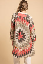 Load image into Gallery viewer, Quiltwork Vintage Inspired High-low Tunic Top
