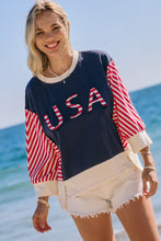 Load image into Gallery viewer, Usa Logo Patch French Terry Top
