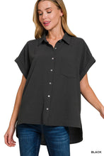 Load image into Gallery viewer, Zenana - Woven Airflow Button Down Shirts
