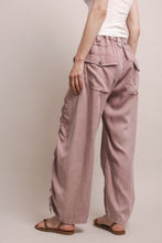 Load image into Gallery viewer, Bluevelvet - Ruched Leg Cargo Pants - Mauve
