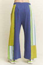 Load image into Gallery viewer, J. HER - Striped Flower Patched Washed Casual Pants
