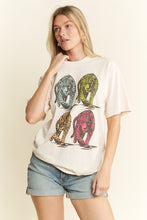 Load image into Gallery viewer, Jade By Jane - Front Cheetah Graphic Tee - Cream
