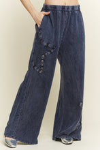 Load image into Gallery viewer, Mineral Washed Mesh Star Pants
