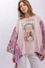 Load image into Gallery viewer, Dolly Parton Print Kantha Poncho Top
