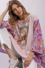 Load image into Gallery viewer, Dolly Parton Print Kantha Poncho Top
