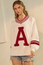 Load image into Gallery viewer, &quot;A&quot; Varsity-inspired Pullover
