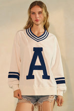 Load image into Gallery viewer, &quot;A&quot; Varsity-inspired Pullover
