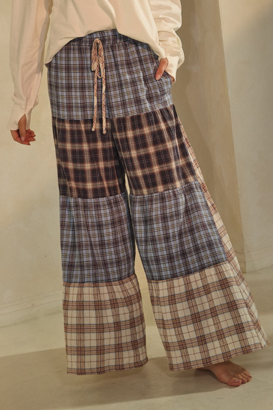 Oddi - Relaxed Patchwork Pants