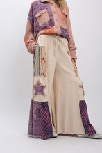 Load image into Gallery viewer, Bluevelvet - Side Tiered Ruffled Star Patchwork Pants

