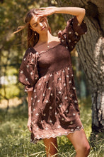 Load image into Gallery viewer, Short Bubble Sleeve Baby Doll Dress

