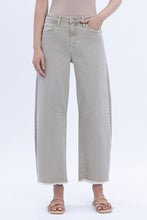 Load image into Gallery viewer, Vervet - Super High Rise Frayed Hem Wide Barrel Leg Jeans
