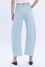 Load image into Gallery viewer, Vervet - Super High Rise Striped Barrel Leg Jeans
