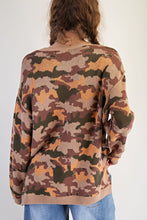 Load image into Gallery viewer, Easel - Camouflage Knit Pattern Sweater

