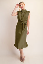 Load image into Gallery viewer, Cowl Neck Midi Dress
