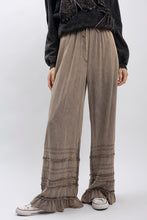 Load image into Gallery viewer, Bluevelvet - Tiered Pull On Wide Leg Pants - Charcoal
