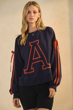 Load image into Gallery viewer, Bold Varsity-style &#39;a&#39; Graphic Sweatshirt
