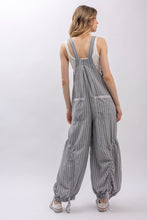 Load image into Gallery viewer, Bluevelvet - Stripe Adjustable Strap Loose Fit Overall
