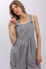 Load image into Gallery viewer, Bluevelvet - Stripe Adjustable Strap Loose Fit Overall
