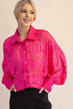 Load image into Gallery viewer, Shirttail Hem Button Down Shirt
