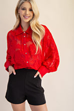 Load image into Gallery viewer, Shirttail Hem Button Down Shirt
