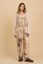 Load image into Gallery viewer, Bluevelvet - Patchwork Print Mix Overalls
