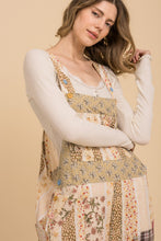 Load image into Gallery viewer, Bluevelvet - Patchwork Print Mix Overalls
