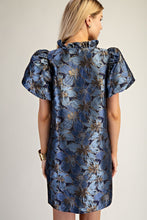 Load image into Gallery viewer, Ruffle V-neck Puff Sleeve Mini Dress
