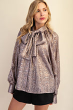 Load image into Gallery viewer, Tie-neck Blouse
