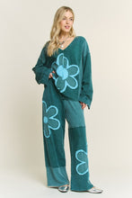 Load image into Gallery viewer, J. Her - Mineralwashed Halfcut Daisy Terry Thermal Pants
