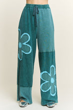 Load image into Gallery viewer, J. Her - Mineralwashed Halfcut Daisy Terry Thermal Pants
