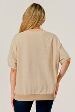 Load image into Gallery viewer, Short Sleeve Top Love Animal Print Lettering
