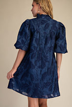 Load image into Gallery viewer, Glam - Ruffled Neck With Volume Sleeve Dress
