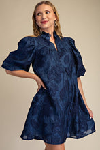 Load image into Gallery viewer, Glam - Ruffled Neck With Volume Sleeve Dress

