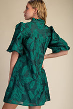 Load image into Gallery viewer, Glam - Ruffled Neck With Volume Sleeve Dress
