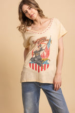Load image into Gallery viewer, Bluevelvet - Our Country And Our Flag Vintage Graphic Tee
