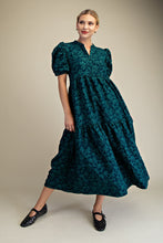 Load image into Gallery viewer, Glam Puff Sleeve Midi Dress
