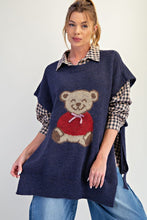 Load image into Gallery viewer, Teddy Bear Front Knitted Sweater Vest
