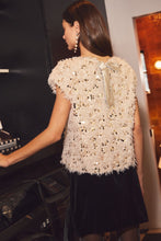 Load image into Gallery viewer, Oddi - Velvet Mini Skirt With Pearl Bows
