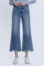 Load image into Gallery viewer, VERVET - Mid Rise Medium Wash Crop Vintage Flare Jeans
