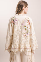 Load image into Gallery viewer, Bluevelvet - Flower Patch &amp; Embroidered Ruffle Duster

