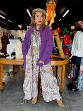 Load image into Gallery viewer, Bluevelvet - FLOWER PRINT ELASTIC WAIST BAND WITH STRING MULTI POCKET PANTS

